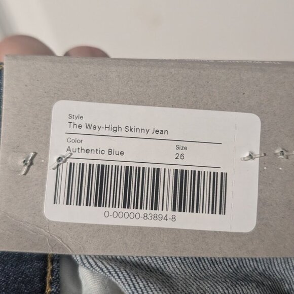 Everlane | The Way-High Skinny Jean In Authenic Blue - Picture 7 of 12